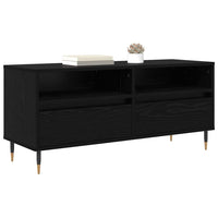 Mobile TV con cassetto-Credenza TV-Console TV Rovere Nero 100 x 34,5 x 44,5 cm 139787