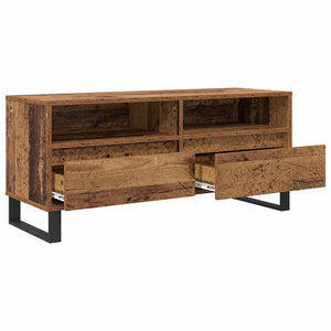 Mobile TV con cassetto-Credenza TV-Console TV Legno vecchio 100 x 34,5 x 44,5 cm 902731