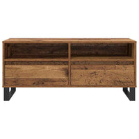 Mobile TV con cassetto-Credenza TV-Console TV Legno vecchio 100 x 34,5 x 44,5 cm 902731