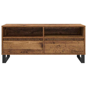 Mobile TV con cassetto-Credenza TV-Console TV Legno vecchio 100 x 34,5 x 44,5 cm 902731