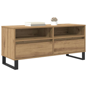 Mobile TV con cassetto-Credenza TV-Console TV Rovere artigianale 100 x 34,5 x 44,5 cm 724224