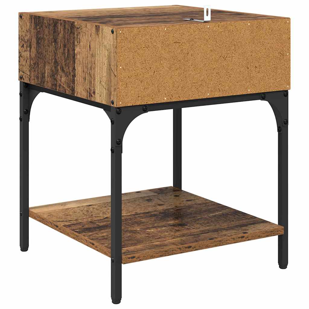 Comodino Legno vecchio 40 x 40 x 50 cm Legno multistrato 881812