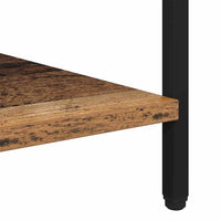 Comodino 2 pcs Legno vecchio 40 x 40 x 50 cm Legno multistrato 881813