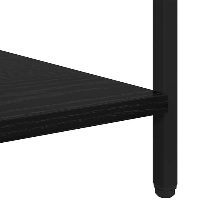 Comodino Rovere nero 40 x 40 x 50 cm Legno multistrato 881816