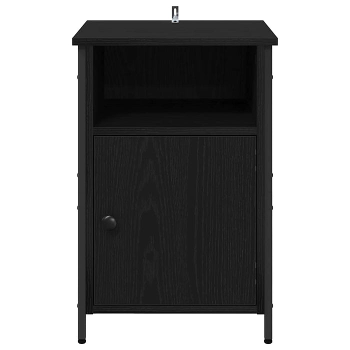 Armadio da Notte 2 pcs Rovere Nero 40 x 42 x 60 cm 881837