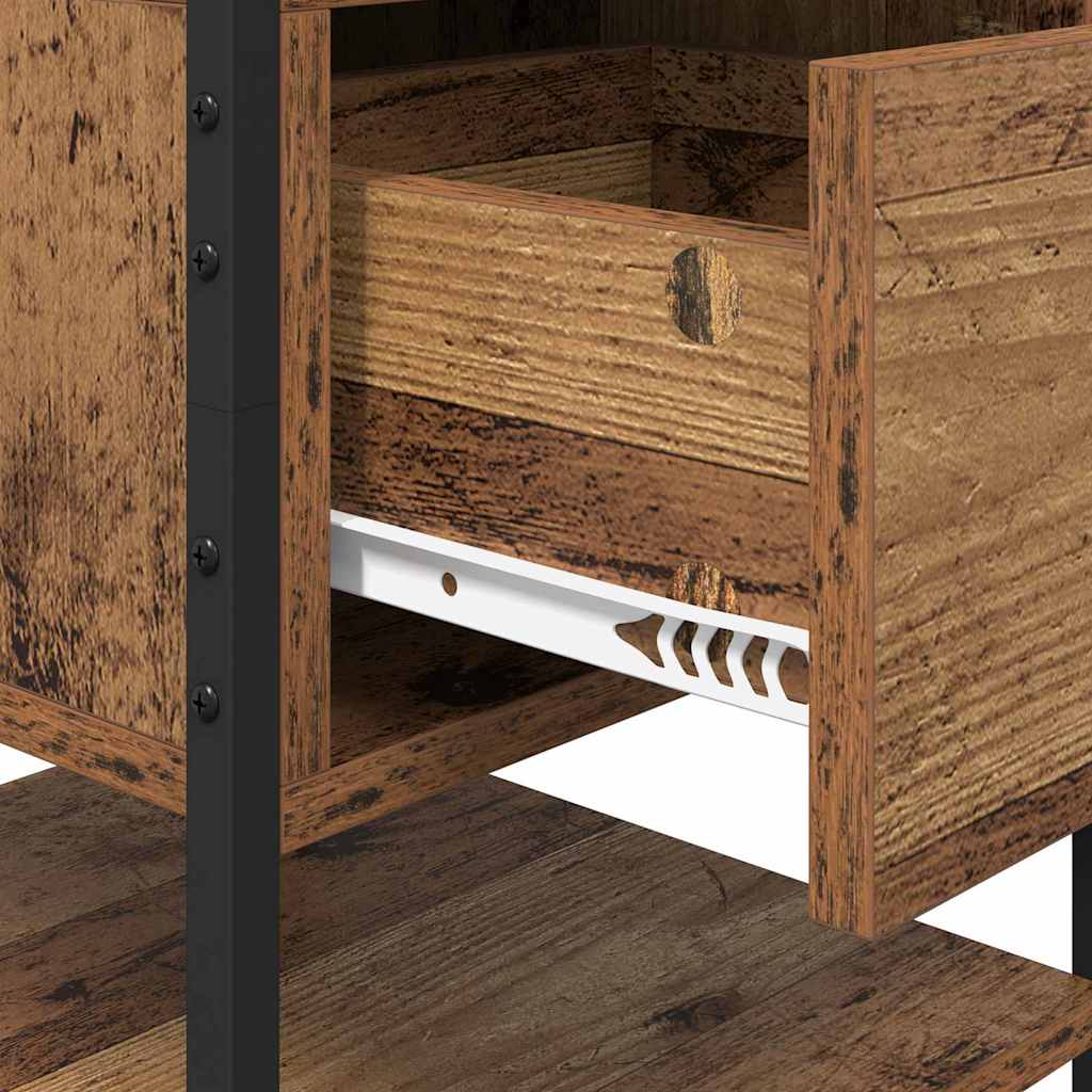 Armadio da Notte 2 pcs Legno vecchio 40 x 42 x 56 cm 881875