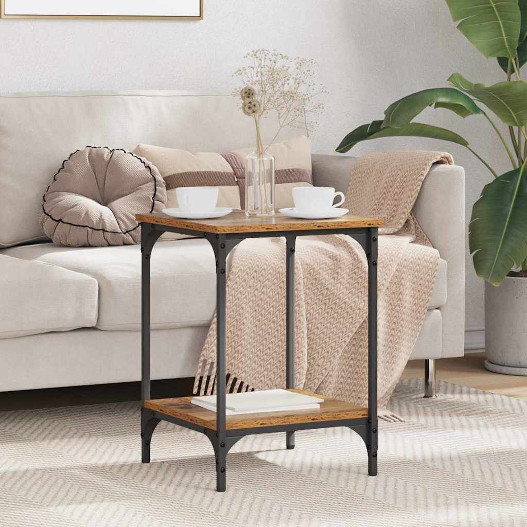 Tavolino da Salotto-Tavolino da soggiorno-Tavolo Legno vecchio 40 x 40 x 55 cm