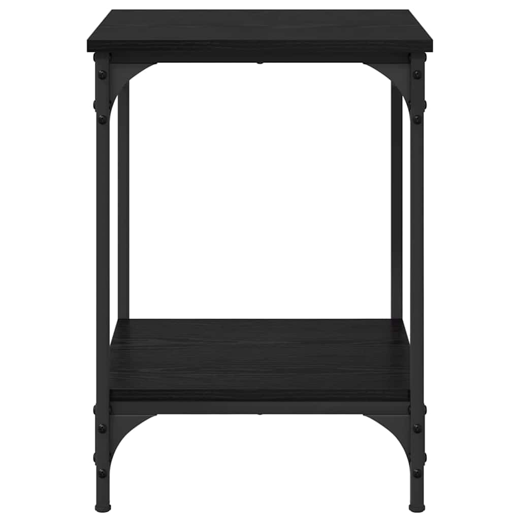 Tavolino da Salotto-Tavolino da soggiorno-Tavolo Rovere Nero 40 x 40 x 55 cm