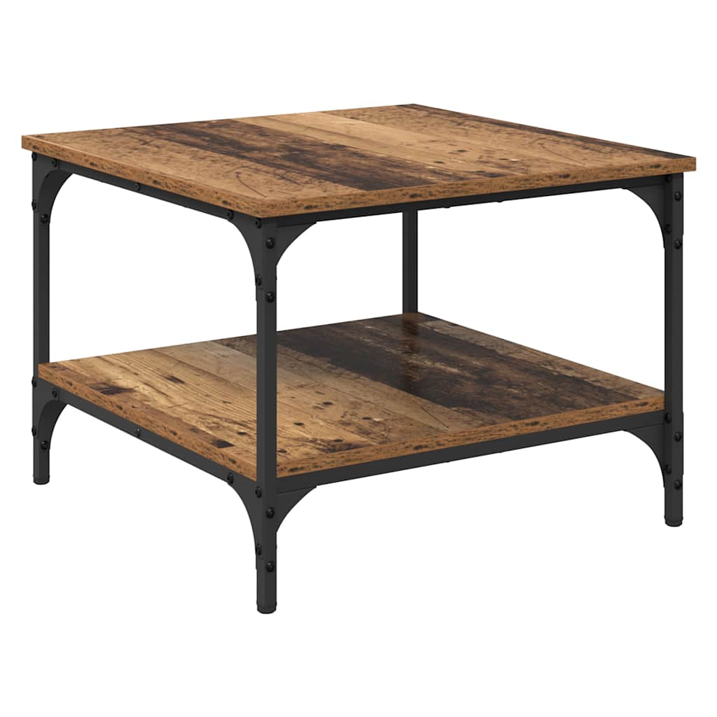 Tavolino da Salotto-Tavolino da soggiorno-Tavolo Legno vecchio 55 x 55 x 40 cm