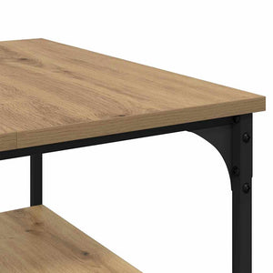 Tavolino da Salotto-Tavolino da soggiorno-Tavolo Rovere artigianale 55 x 55 x 40 cm