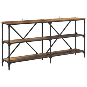Tavolo consolle con lo scaffale Legno vecchio 160 x 30 x 75 cm 881902