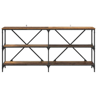 Tavolo consolle con lo scaffale Legno vecchio 160 x 30 x 75 cm 881902