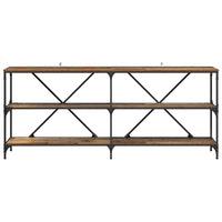 Tavolo consolle con lo scaffale Legno vecchio 180 x 30 x 75 cm 881905