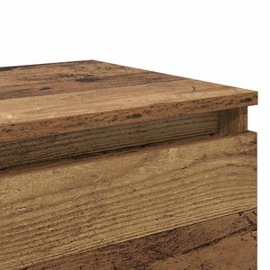 Armadio da Notte con cassetto Legno vecchio 40 x 35 x 50 cm 881914