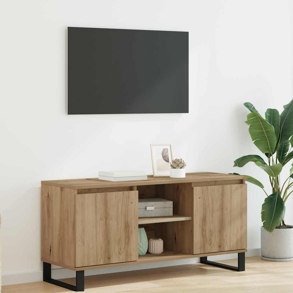 Mobile TV Rovere artigianale 104 x 35 x 50 cm Legno multistrato 881936