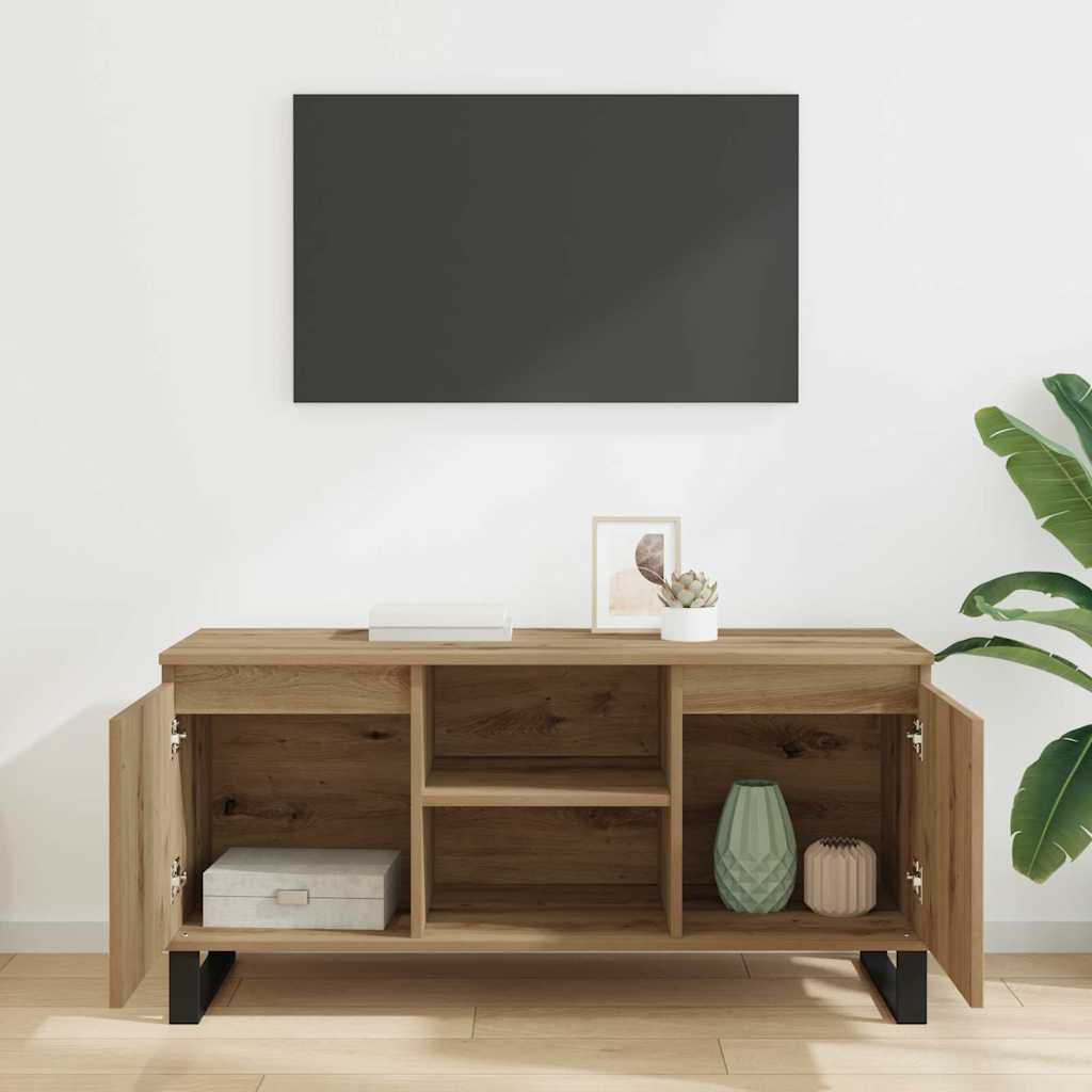 Mobile TV Rovere artigianale 104 x 35 x 50 cm Legno multistrato 881936