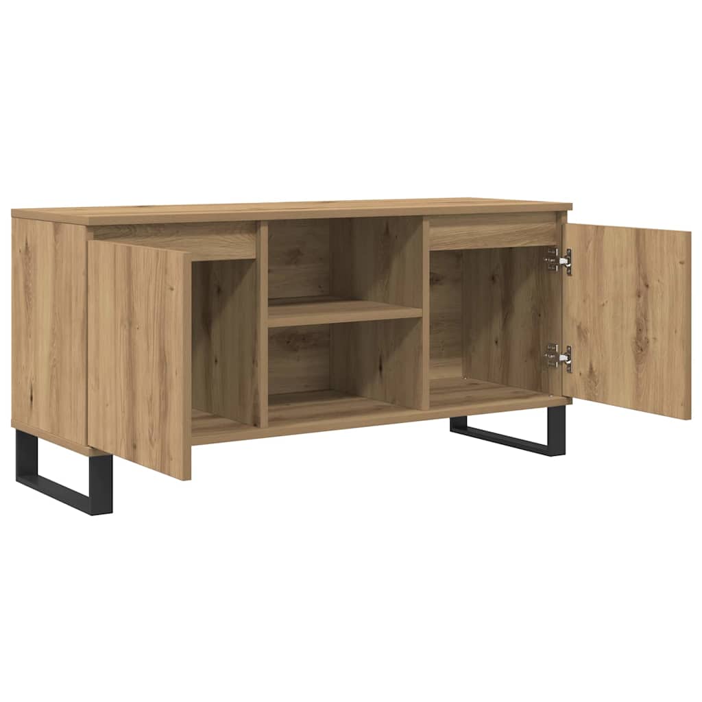 Mobile TV Rovere artigianale 104 x 35 x 50 cm Legno multistrato 881936