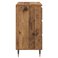 Credenza con cassetto Legno vecchio 60 x 35 x 70 cm Legno multistrato 881944