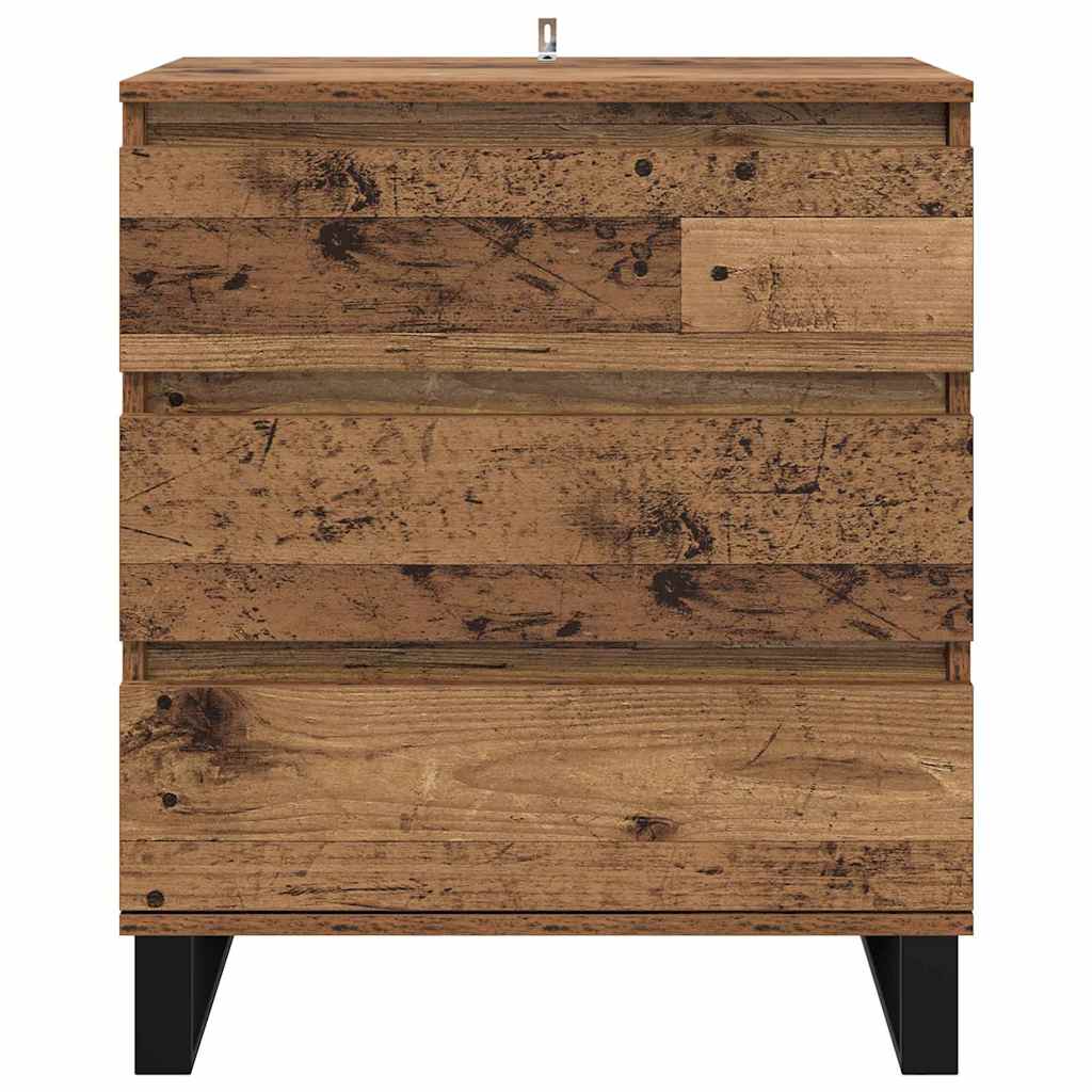Credenza-Buffet-Armadio da cucina Legno vecchio 60 x 35 x 70 cm Legno multistrato 254485
