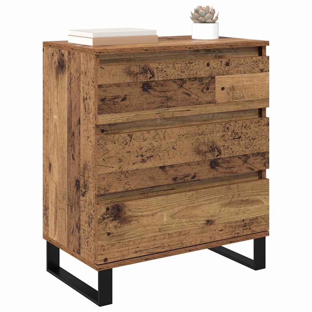 Credenza-Buffet-Armadio da cucina Legno vecchio 60 x 35 x 70 cm Legno multistrato 254485
