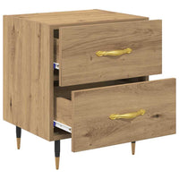 Armadio da Notte 2 pcs rovere artigianale 40 x 35 x 47,5 cm 881980
