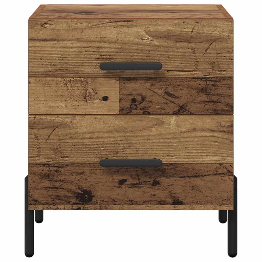 Armadio da Notte con cassetto Legno vecchio 40 x 35 x 47,5 cm 882025