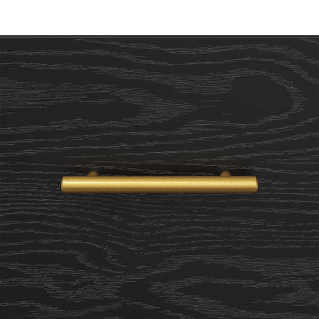 Comodino con cassetto Nero 40 x 35 x 47,5 cm Legno multistrato 882079