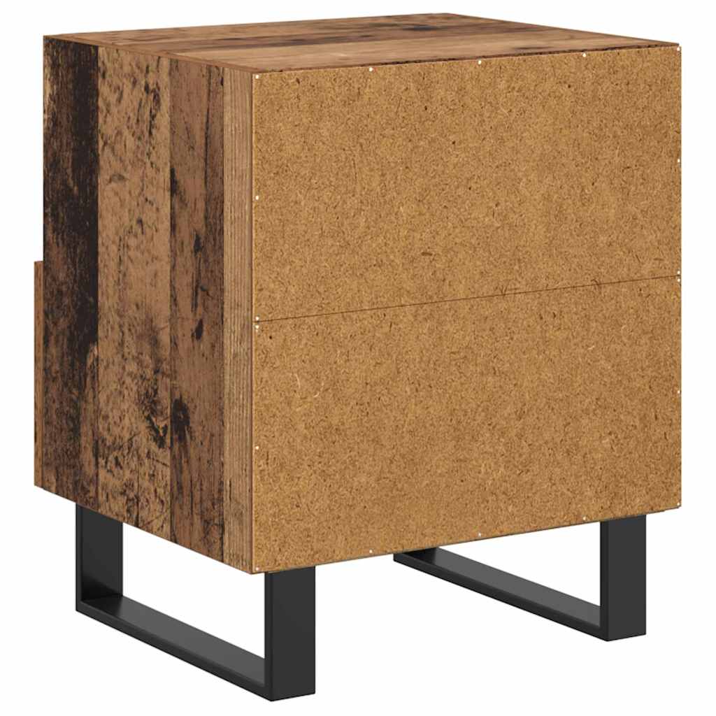 Armadio da Notte con cassetto Legno vecchio 40 x 35 x 47,5 cm 882087