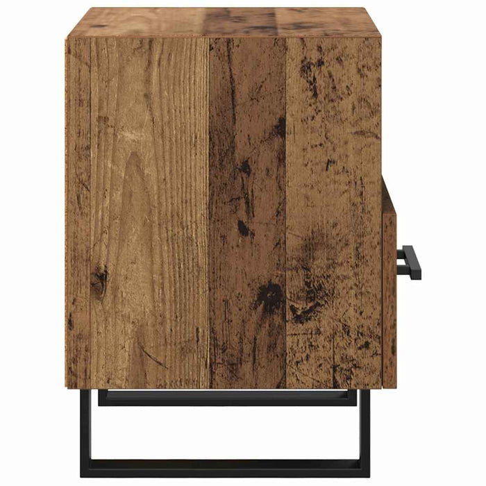 Armadio da Notte con cassetto Legno vecchio 40 x 35 x 47,5 cm 882087