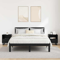 Armadio da Notte 2 pcs Rovere nero 40 x 35 x 47,5 cm 882091