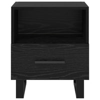 Armadio da Notte 2 pcs Rovere nero 40 x 35 x 47,5 cm 882091