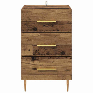 Armadio da Notte Legno vecchio 40 x 40 x 66 cm Legno multistrato 882107