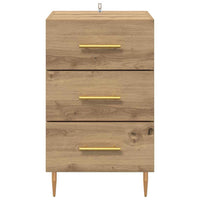 Armadio da Notte Rovere artigianale 40 x 40 x 66 cm Legno multistrato 882108