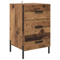 Armadio da Notte con cassetto Legno vecchio 40 x 40 x 66 cm 882125