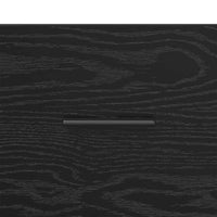 Armadio da Notte Rovere Nero 40 x 40 x 66 cm Legno multistrato 882136