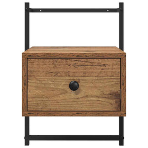 Armadio da Notte 2 pcs Legno vecchio 35 x 30 x 51 cm 882164