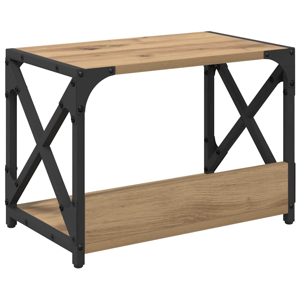 Supporto per Stampante Rovere artigianale 44 x 26 x 31.5 cm 882173