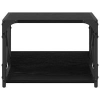 Supporto per Stampante Rovere Nero 44 x 26 x 31.5 cm 882174