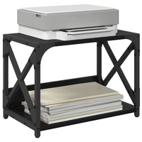 Supporto per Stampante Rovere Nero 44 x 26 x 31.5 cm 882174