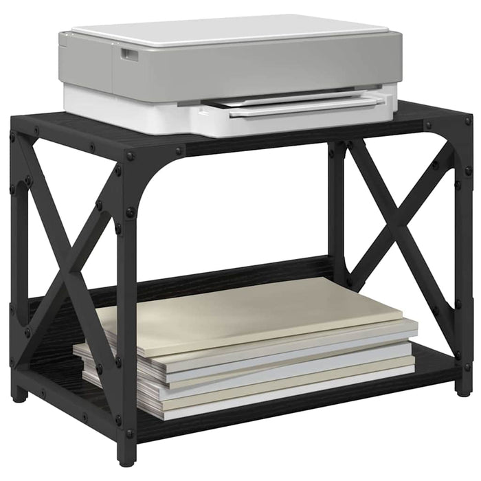 Supporto per Stampante Rovere Nero 44 x 26 x 31.5 cm 882174