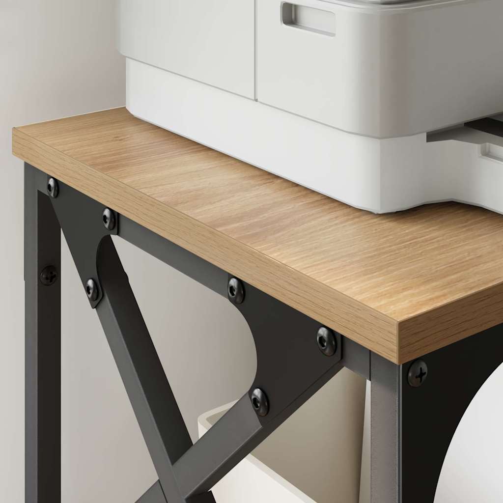 Supporto per Stampante Rovere artigianale 40 x 30 x 31 cm 882176