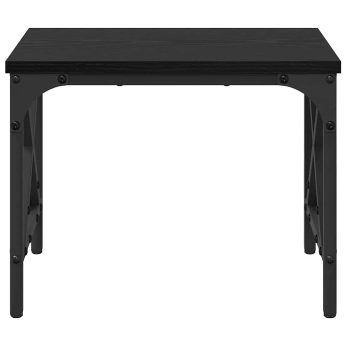 Supporto per Stampante Regolabile Rovere Nero 40 x 30 x 31 cm 882177