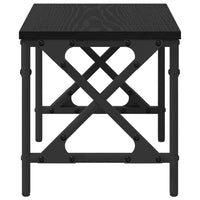 Supporto per Stampante Regolabile Rovere Nero 40 x 30 x 31 cm 882177