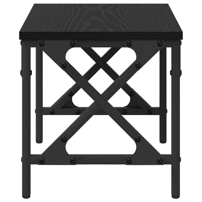 Supporto per Stampante Regolabile Rovere Nero 40 x 30 x 31 cm 882177