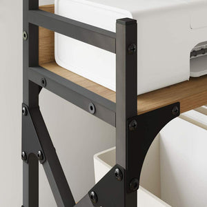 Supporto per Stampante Rovere artigianale 40 x 20 x 40 cm 882179