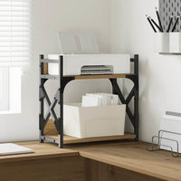 Supporto per Stampante Rovere artigianale 40 x 20 x 40 cm 882179