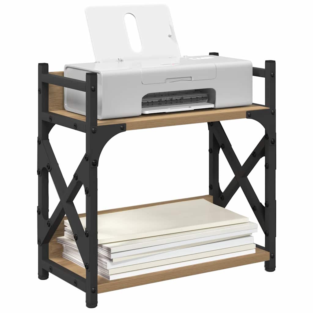 Supporto per Stampante Rovere artigianale 40 x 20 x 40 cm 882179