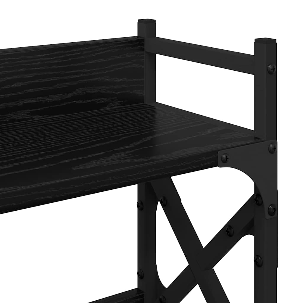 Supporto per Stampante Rovere Nero 40 x 20 x 40 cm 882180