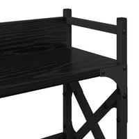 Supporto per Stampante Rovere Nero 40 x 20 x 40 cm 882180