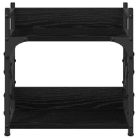 Supporto per Stampante Rovere Nero 40 x 20 x 40 cm 882180